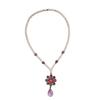 Women's Exquisite Zirconia Butterfly Flower Earrings Set - Lightweight Luxury Design
