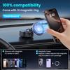 Strong Magnetic Car Phone Holder Foldable Design 360° Adjustable Vacuum Mount for Car/Desk/Bathroom/Universal Use