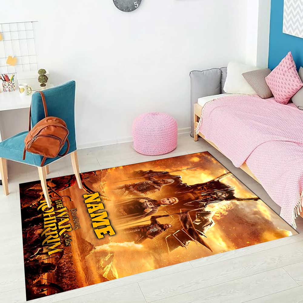 Warner Bros. Lavori (16) Personalizza il tuo tappeto con nome, cuscino per sedia da ufficio, regalo per camera da letto, soggiorno di casa.