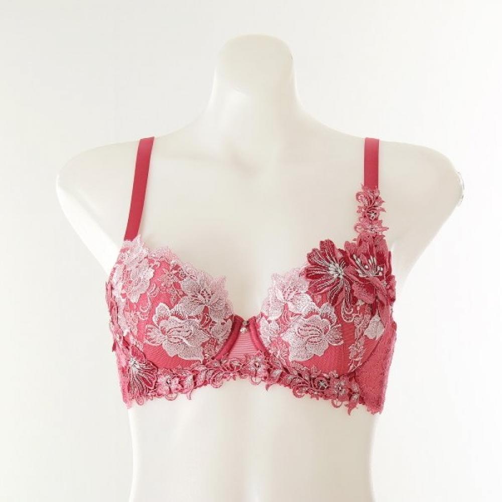 Wacoal Блестящий вышитый цветочный бюстгальтер Dbr0467b Pink/85B
