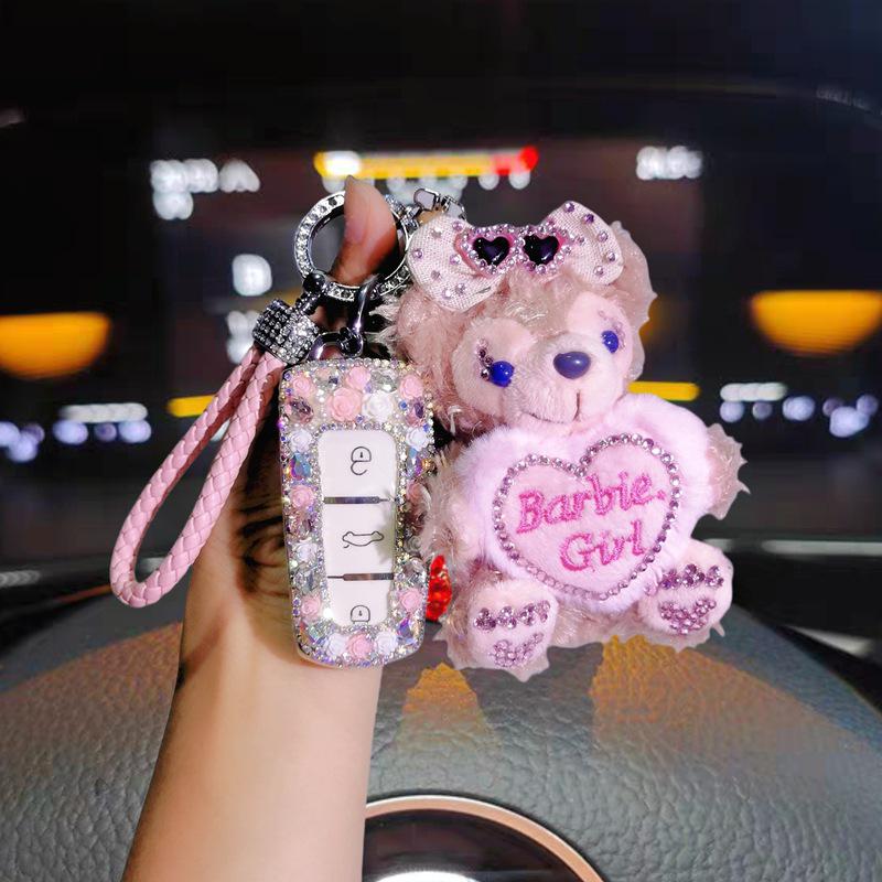 Volkswagen CC Key Case - Women's Diamond Cartoon Design for 17 Magotan CC Models