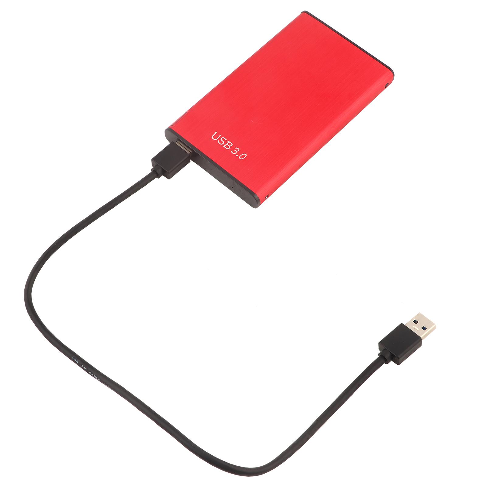 

Мобильный жесткий диск красный для ОС XXPWin7 Win8Win10Linux Computer YD0018 2.5in 50‑130MS1TB 120G