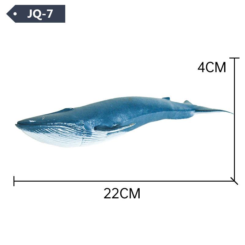 

PVC Bionics Sea Animals Action Figures Marine Humpback Whales Shark Beluga Dolphin Decor Toys For Kids Collection Christmas Gift
