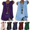 Women Sleeveless Linen Top Summer Casual Loose Fit Tunic Blouse Lightweight Breathable Fabric Soft Texture Comfortable Design