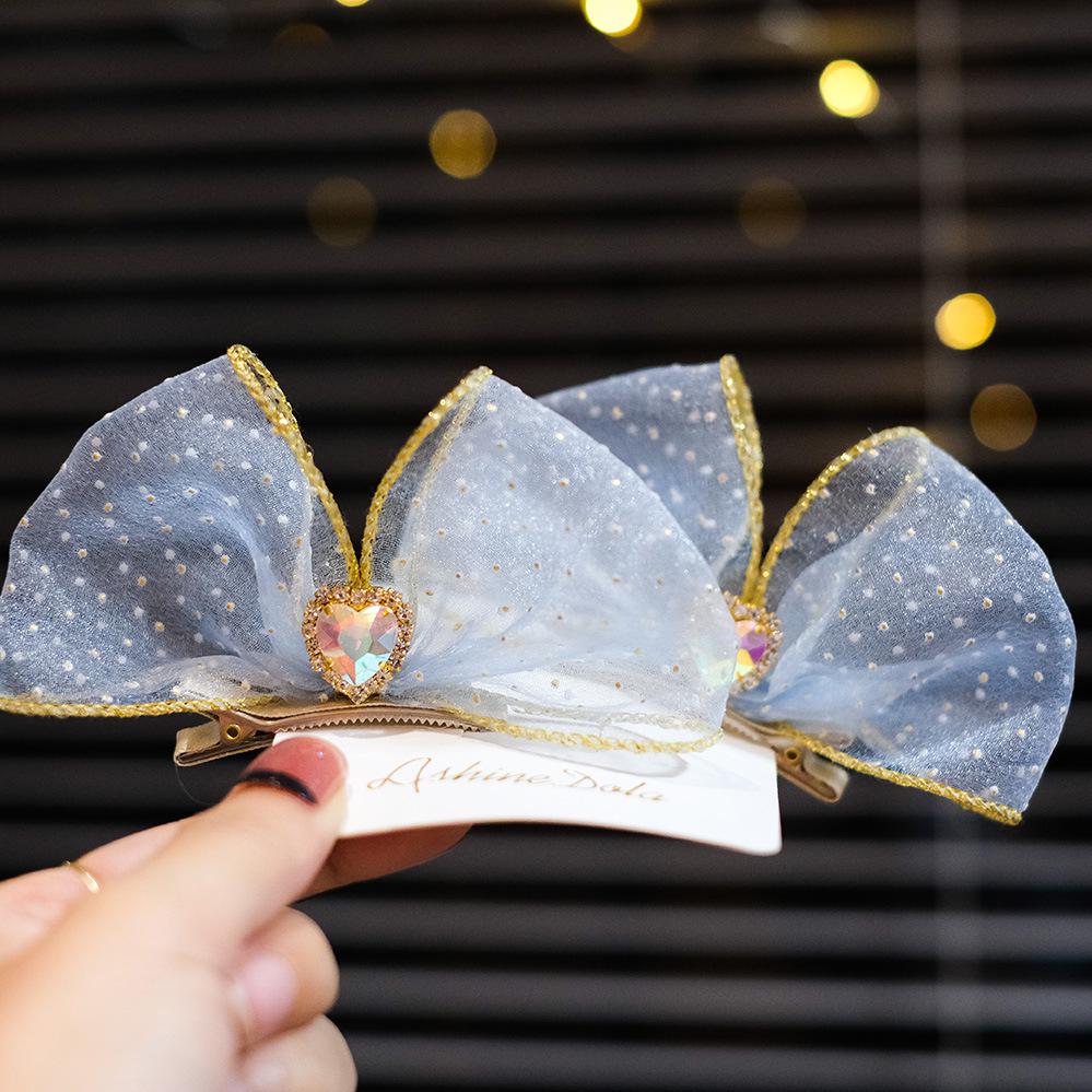 Iridescent Mermaid Princess Crown Hair Clip - Fairy-Like New Year s Children s Accessory