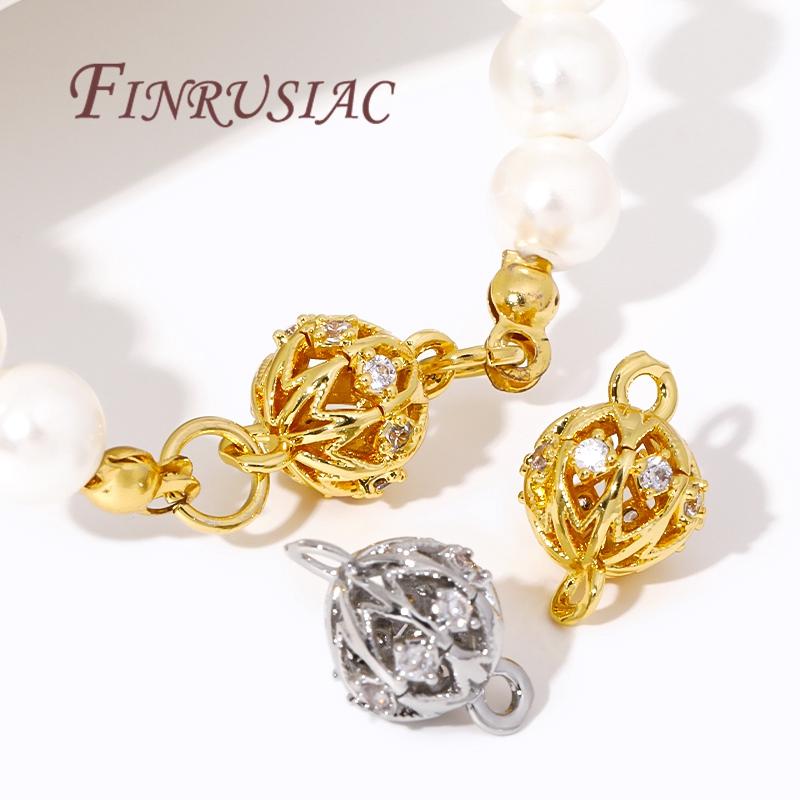 18K Gold Plated Zircon Charms/Bracelets Connectors For Jewelry Findings,Jewellery Connectors For Earrings Making DIY Accessories