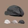 Women's Vintage Striped Beret Hat - Retro Newsboy Style Breathable Summer Sun Cap Trendy Spring Painter Hat Casual