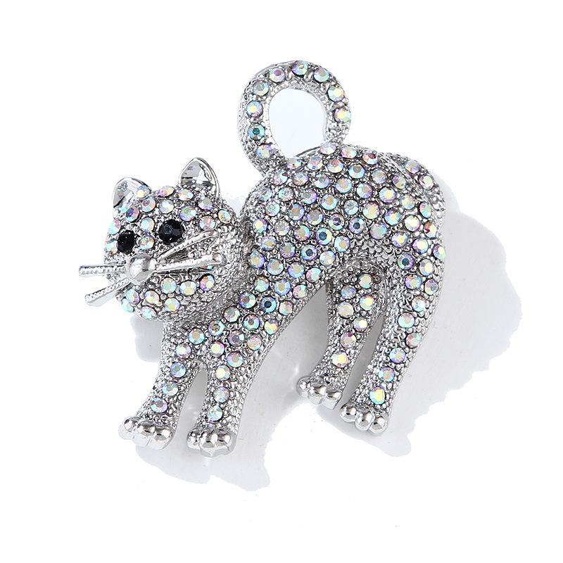 1Pcs Versatile Kitty Animal Pins Badge Jewelry Decoration For Women Men Unisex Cartoon Cute Cat Lover Brooch