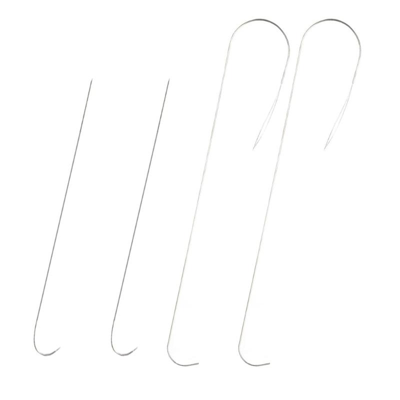 

Set of 4 Essential Beading Tool Large Eye Curved Needle Plus Bead Needle Threader Jewelry Crafting Beading Tools 1