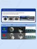 Tungsten Steel Flat Head Drill Bit for Aluminum, 180°, 4.1-6.0mm (0.1mm Intervals)