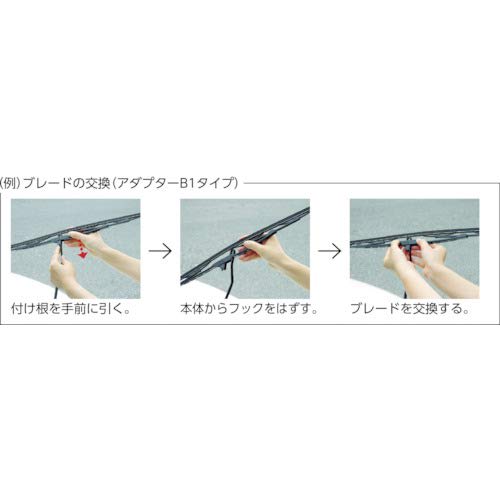 Soft 99 (SOFT99) Glaco (Glaco) Wiper Blade Glaco Wiper Power Water Repellent Blade PB-14 Automotive Water Repellent Wiper Length 650 Mm Rubber Width 8