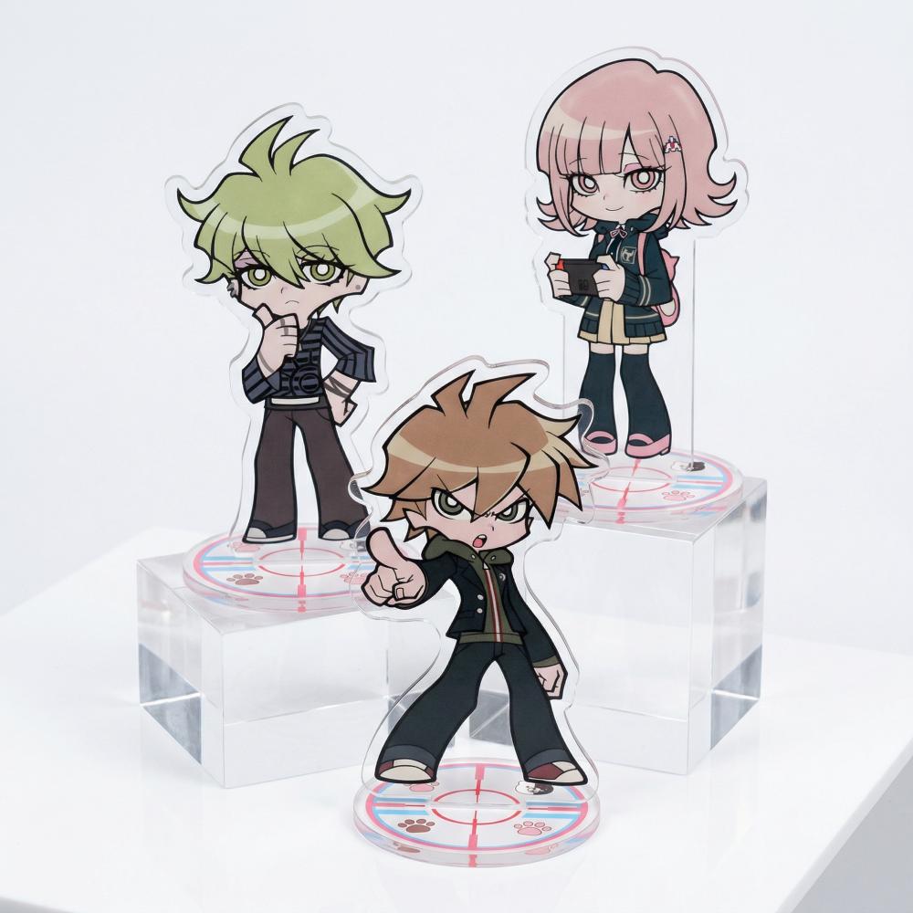 10cm Q Version Danganronpa Acrylic Stand Key Nagito Chiaki Kokichi Kyoko Anime Desktop Decor Birthday Collection Gift