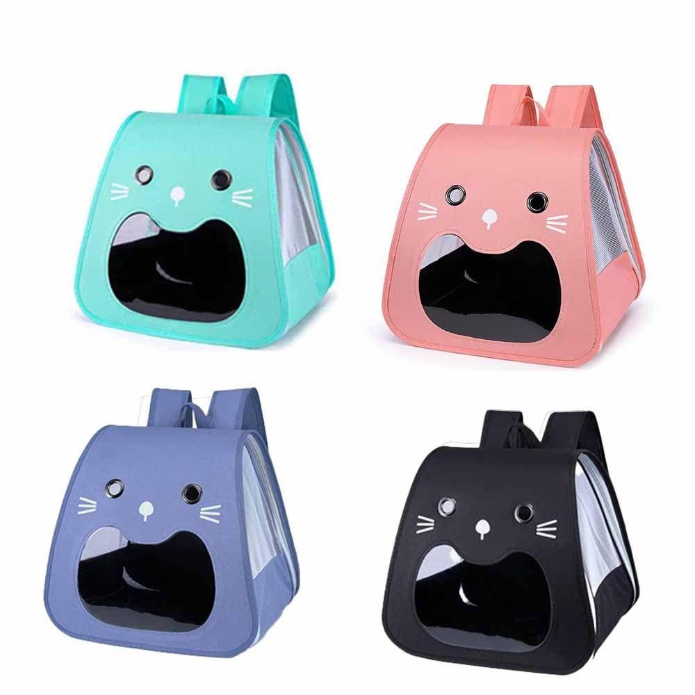 Bolsa Transportadora Dobrável para Gatos Grande Capacidade Respirável Bolsa de Transporte para Filhotes Dobrável Mãos Livres Bolsa de Viagem para Animais de Estimação Transporte de Animais