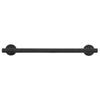 Stainless Steel Towel Bar Wall Mounted Single Towel Rack Hanger Bathroom Accessory