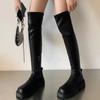Mote Mote kvinner støvler vinter nye stiler kvinner lange støvler anti-skli høyde øker funksjoner damesko knehøy dameskinnsko