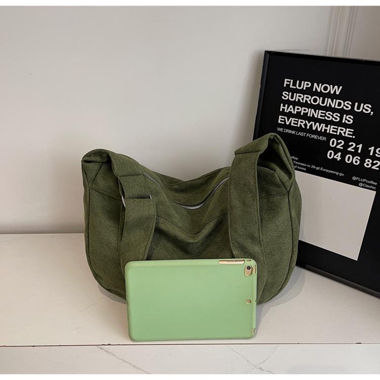 High-End Versatile Crossbody Shoulder Tote - Large Capacity, Commute-Friendly, Lazy Style