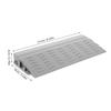 Portable Plastic Sweeping Robot Climbing Mat Durable Doorway Strip Threshold Ramp For Wheelchairs Car