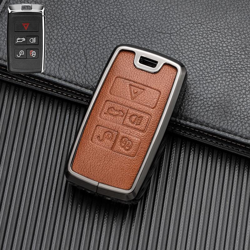 Compatible Key Case for Land Rover Models: Range Rover Evoque, Defender, Sport, Velar, and Discovery New Energy.