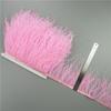 1Meter/Lot 10-15Cm Ostrich Feather Fringe Trim For Crafts Plumas Ribbon For Needlework And Handicrafts Feather Dress Accessories