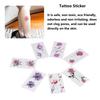 7 Sheet Flower Pattern Women Tattoo Sticker Waterproof Temporary Tattoo Sticker Accessory