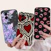 For Vivo Y38 Y58 T3x Y200i Y200t Back Cover Flower Butterfly Women Girly Fashion Phone Case For Vivo V2355 V2388 Liquid Silicone