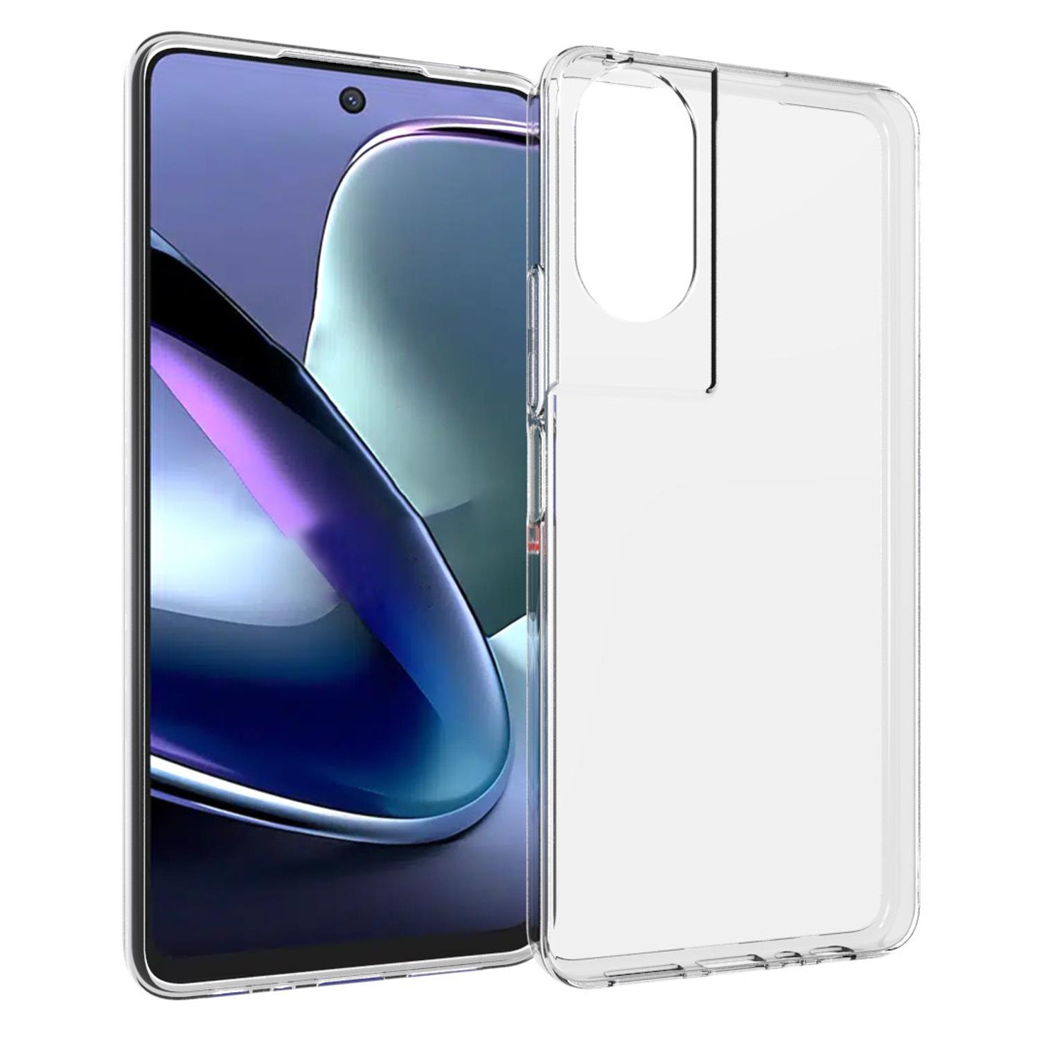 

For TCL 50 5G Case Ultra-thin TPU Clear Drop-proof Phone Cover with Big Lens Hole A