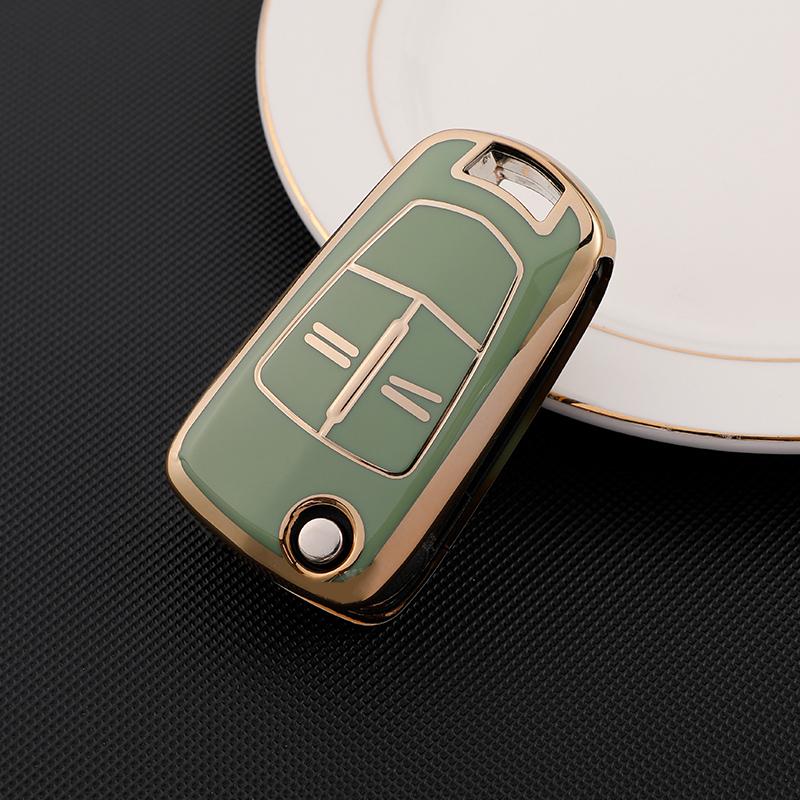Car Flip Key Case Cover for Vauxhall Opel Astra H Corsa D Vectra C Zafira Astra Vectra Signum 2 Button Fob Holder Accessories