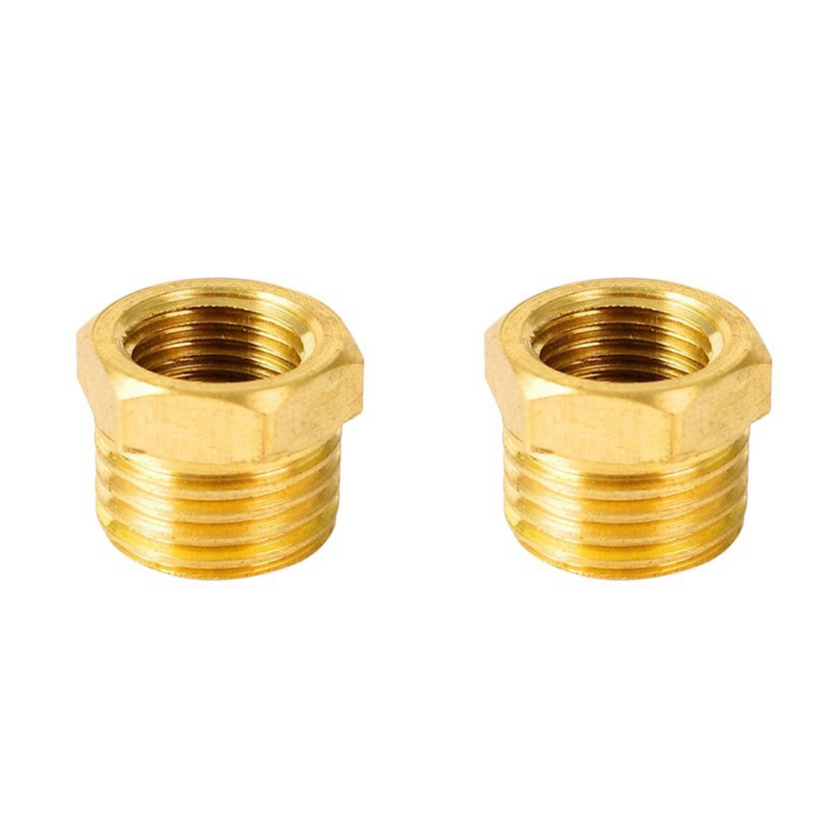 

High Pressure Brass Pneumatic Reducer Fitting Multiple Size Hexagonal Socket Adapter For Industrial Air Systems 2*1