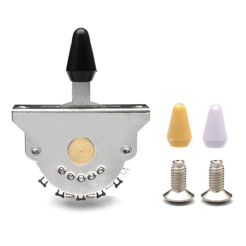 Electric Guitar Switch 3/4/5 Way Pickup Selector Switch Shifter Conversion Switch Guitar Pickup Lever Switch with 3 Tip 1