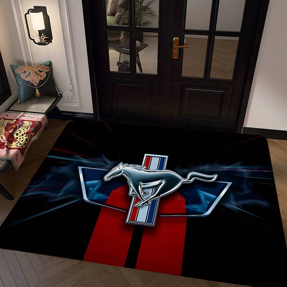Horse Mustang Hallway Carpet Washable Non-Slip Living Room Sofa Chairs Area Mat Kitchen Doormat Area Rug
