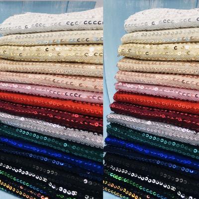 3mm Elastisches Netz Pailletten Glänzender Stoff Vertikales Kleid Hochzeitskleider Nähen DIY Tischdecken Kopfschmuck Verzierungen Bekleidung Kleidung