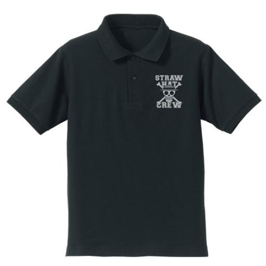 

[COSPA] One Piece Straw Hat Pirates Polo Shirt Black Size:XL