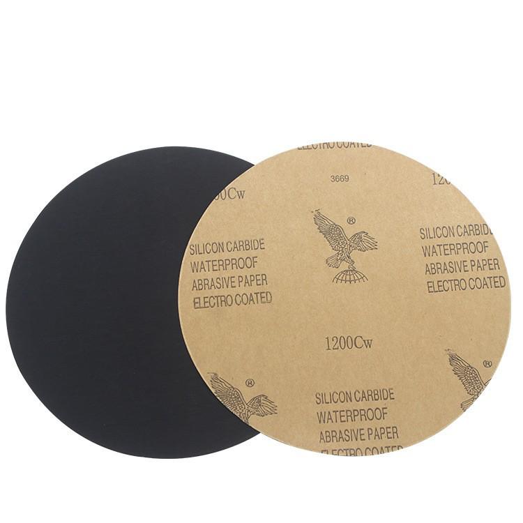 

Eagle Brand Round Wet Sandpaper 200/230/250 mm Polishing Abrasive, No-Adhesive