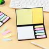Repositionable and Writable Stick Index Tabs Book Tabs Flags Adhesive Page Markers, Colorful Stick Tabs for Notebooks