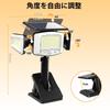 Solar Outdoor Waterproof Sensor Light, High Brightness 2500 Lumens, 180° Sensor [3-Way Wall Mount, Recessed, Clip-on VerticalHorizontal Use],