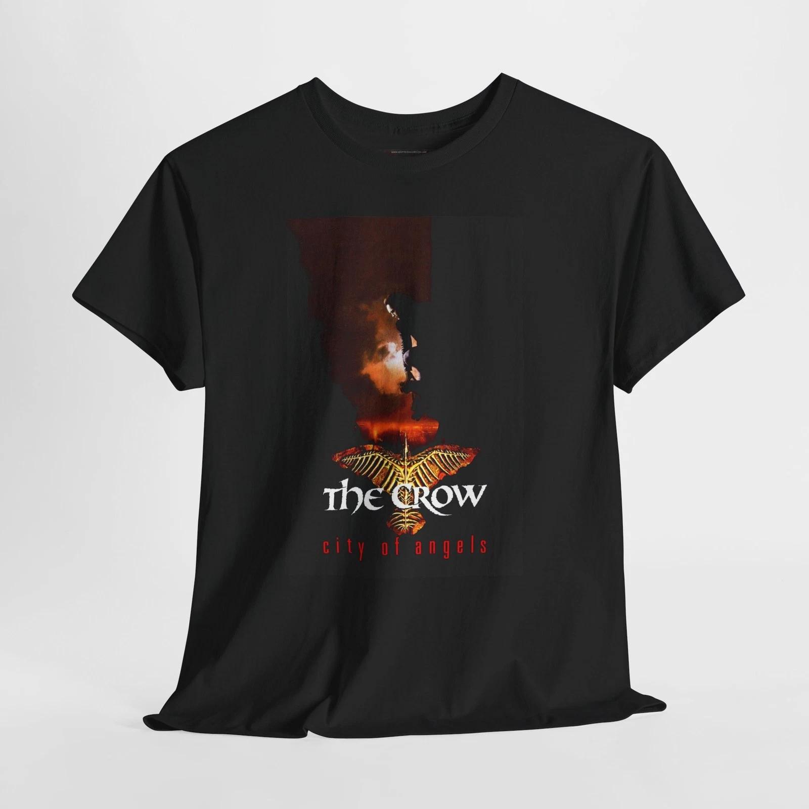 The Crow City of Angels 1996 Retro Movie Poster Horror Unisex Graphic T-Shirt S