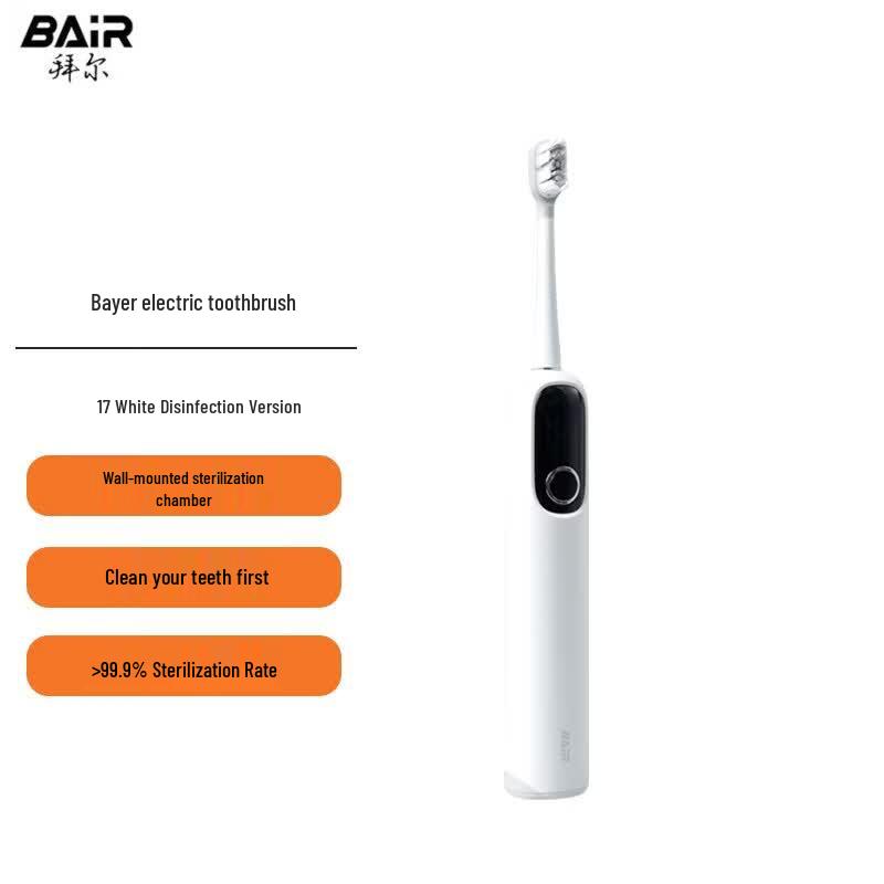 

BAIR Smart Sonic Electric Toothbrush with Sterilization CN plug (adapter included)
