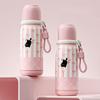Cartoon Pattern Stainless Steel Thermos Cup Large Capacity Water Bottle Insulated Cup  Student Use