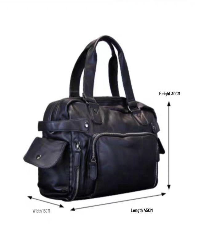 Men's Business Casual Crossbody Laptop Briefcase & Backpack