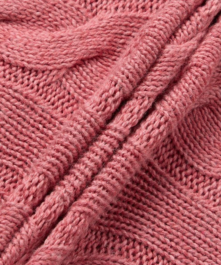 POLO RALPH LAUREN Cable Knit Cotton Sweater - Red