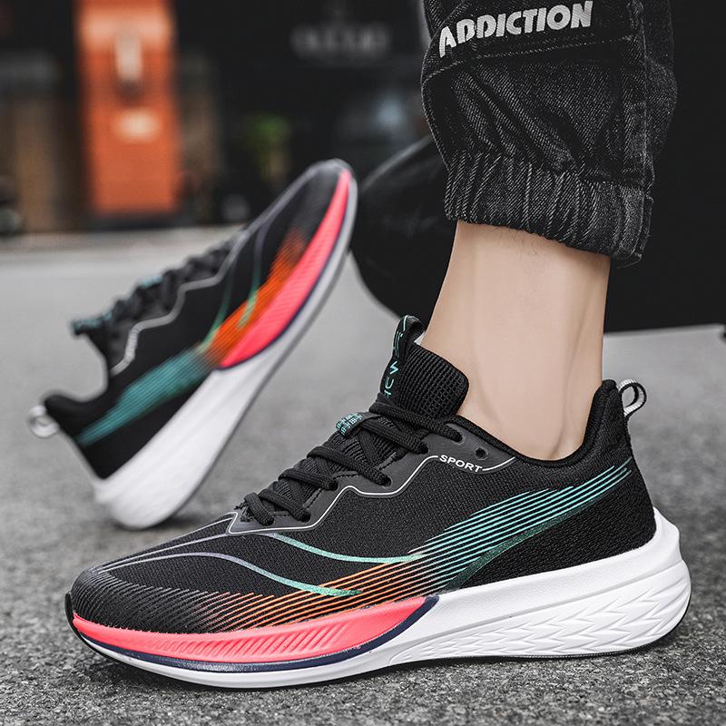 Spring and summer new marathon running shoes breathable mesh shock absorber AJ Feidian. Sneakers
