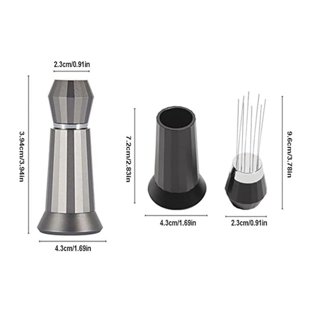 FUN COFFEE Aiguille Mélangeuse à Café Espresso Distribution d'Espresso Équipement de Barista Professionnel pour et Baristas Distributeur, Outil, Outil, Cafés,