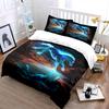 Fantasy Glow Horse Art Set  Kid'S And Adults' Bedroom Decor, Exquisite Three-Piece Bedding Set Gift