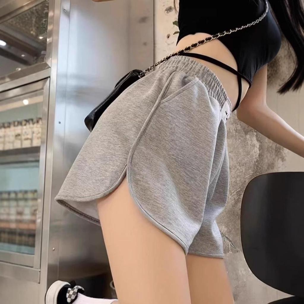 Women's Summer A-line High Waist Sports Shorts - Versatile Loose Fit for Running