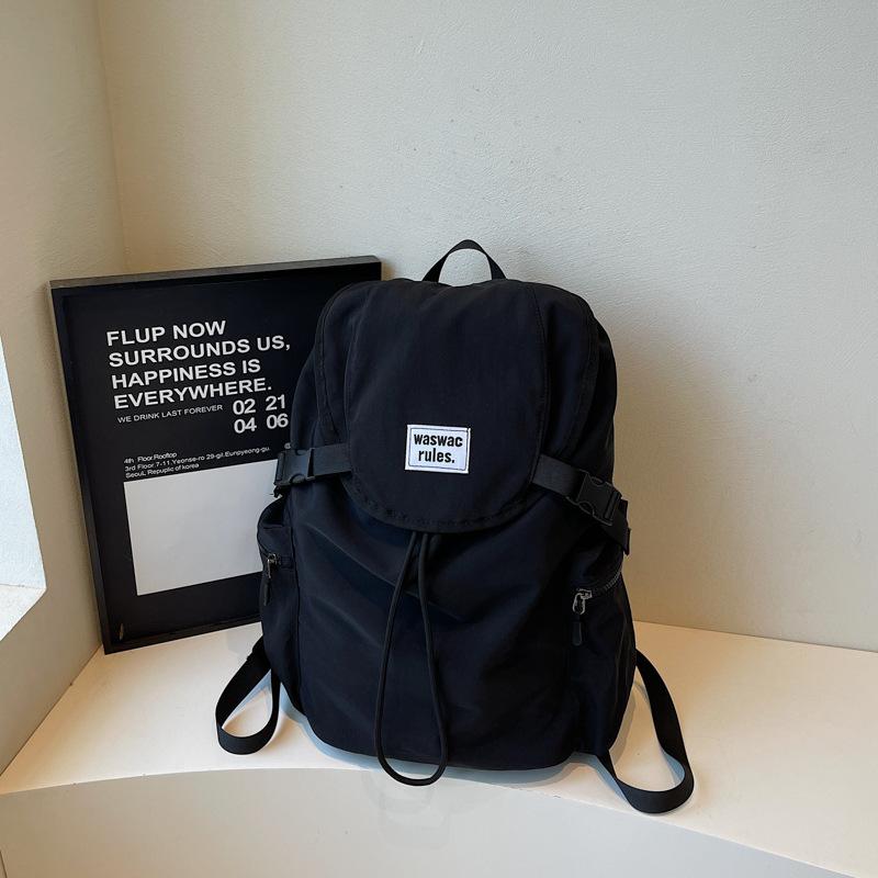 Schoolbag Korean college style canvas bag bag female 1011 new backpack leisure travel backpack large capacity backpack