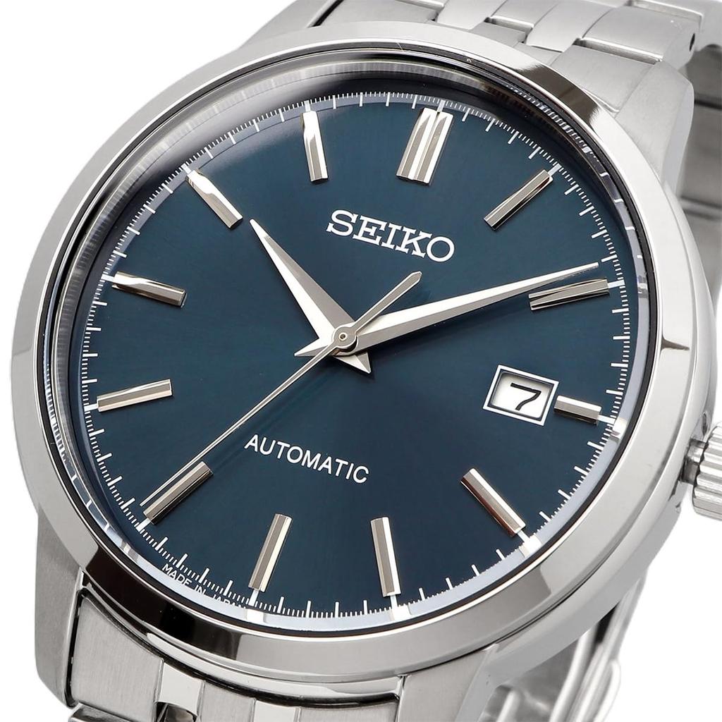 SEIKO Automatic Men's Watch Made in Japan SRPH87 blue-gray overseas model