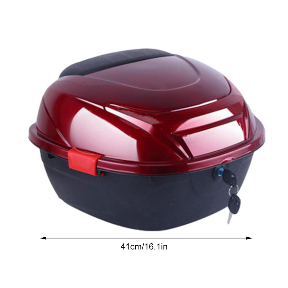 Motorcycle Trunk Box Motorbike Trunk Storage Top Carrier Ergonomic Case Ergonomic Luggage Case With Built-in Base For Storing