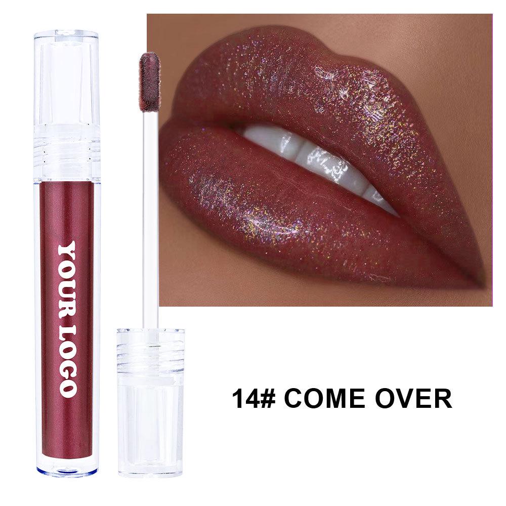 Border-Free Clear Mirror Lip Gloss/Lip Jelly - Non-Stick, Long-Lasting, Plumping Gloss.