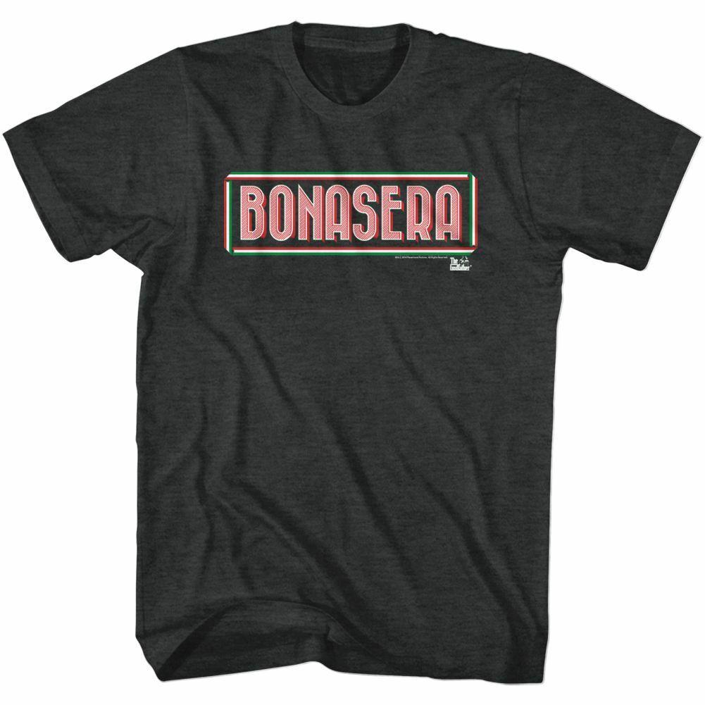 Godfather Bonasera Black Heather Adult T-Shirt Mens Womens Tees Top 3XL