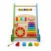 Trotteur en Bois GINGER HOME avec Activités, Xylophone et Trieur de Formes, 35,1x31,3x46 cm